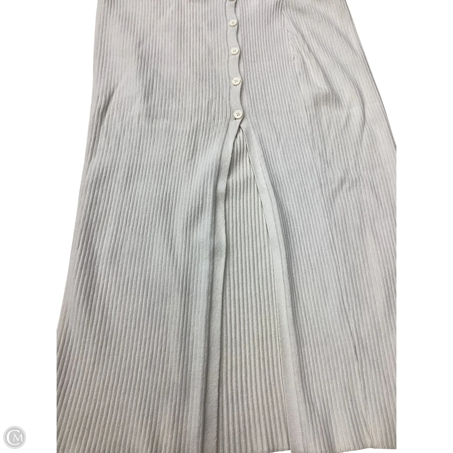 Skirt Midi By Open Edit In Cream, Size: Xl