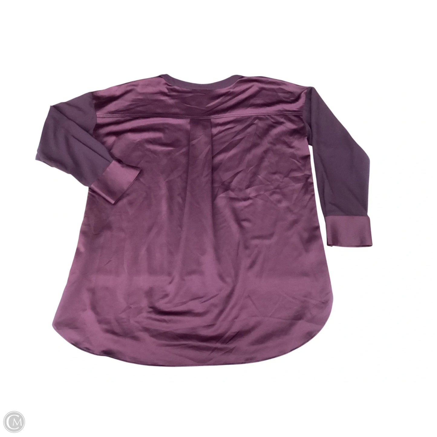 Blouse 3/4 Sleeve By Lysse In Maroon, Size: Xl
