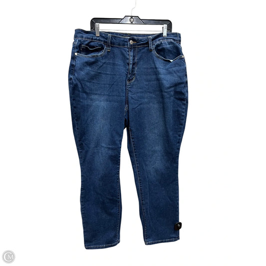 Jeans Boyfriend By Judy Blue In Blue Denim, Size: 20