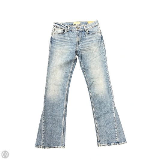 Jeans Flared By Hudson In Blue Denim, Size: 12l