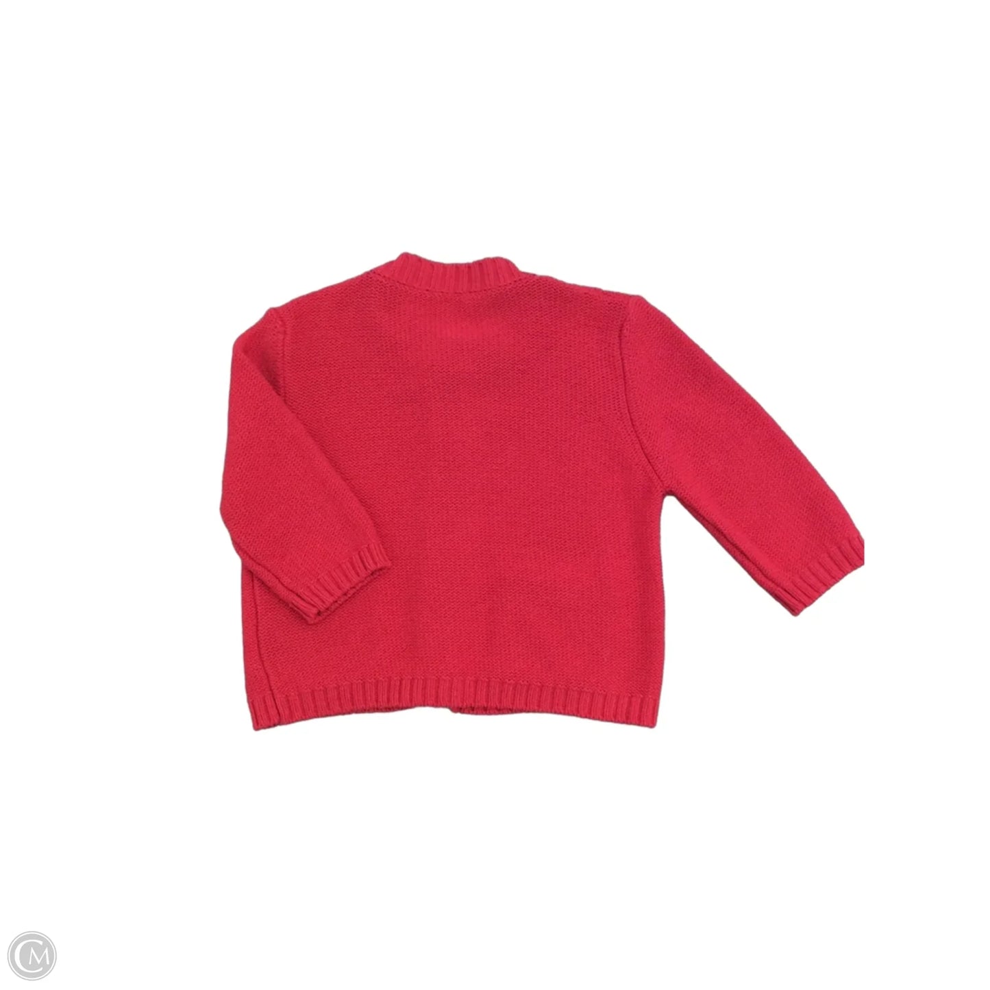 Sweater Cardigan By Zara In Red, Size: M