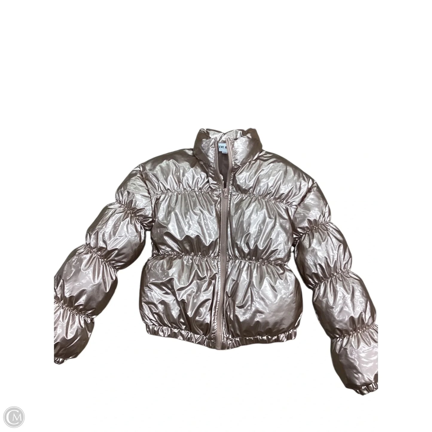 Coat Puffer & Quilted By Steve Madden In Rose Gold, Size: Xs