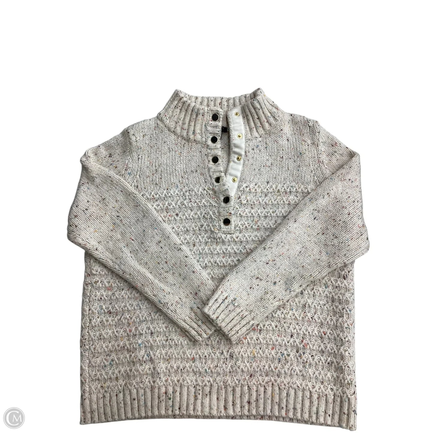 Sweater By Talbots In Cream, Size: L