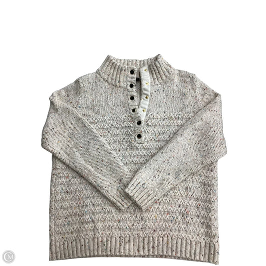 Sweater By Talbots In Cream, Size: L