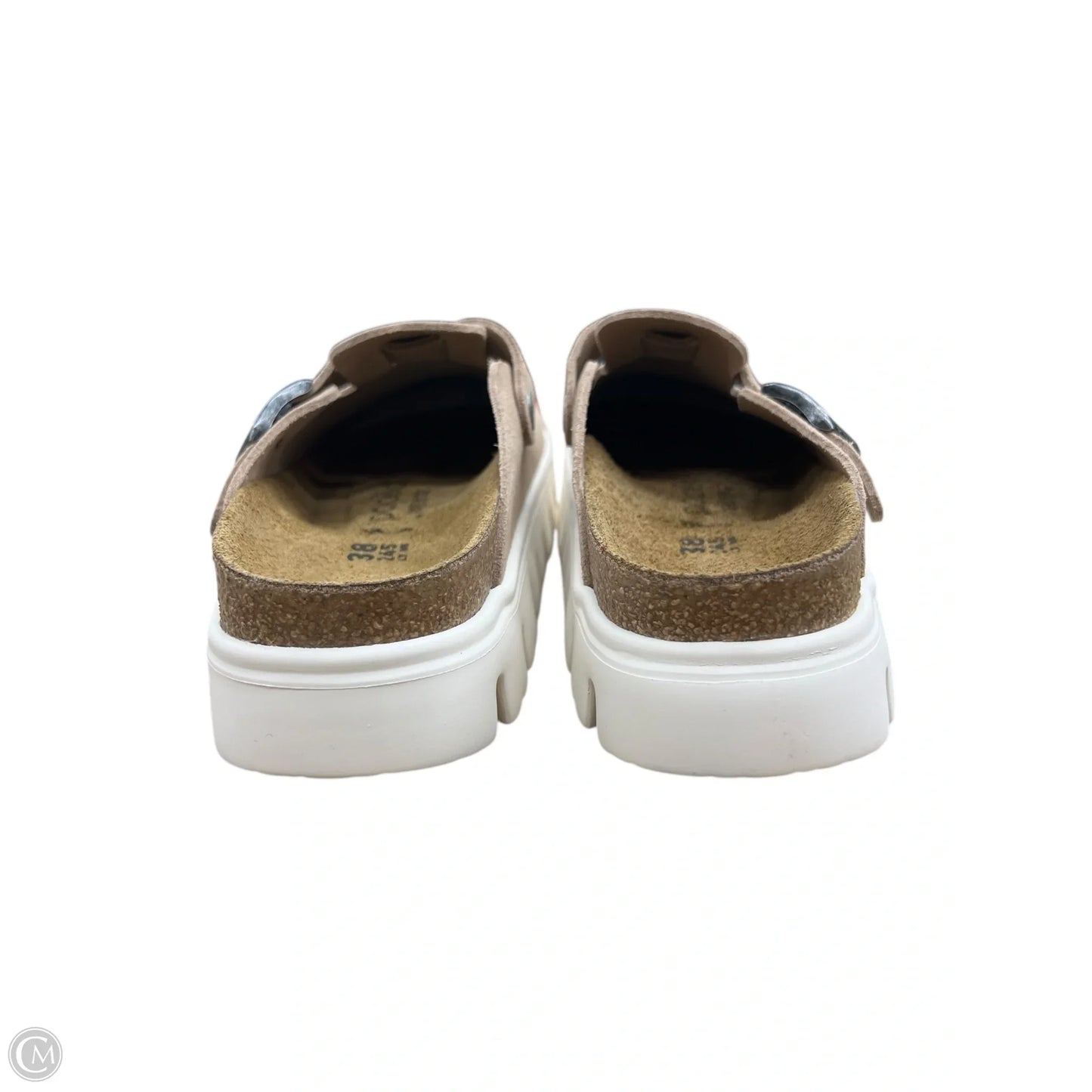 Shoes Heels Platform By Birkenstock In Beige, Size: 7