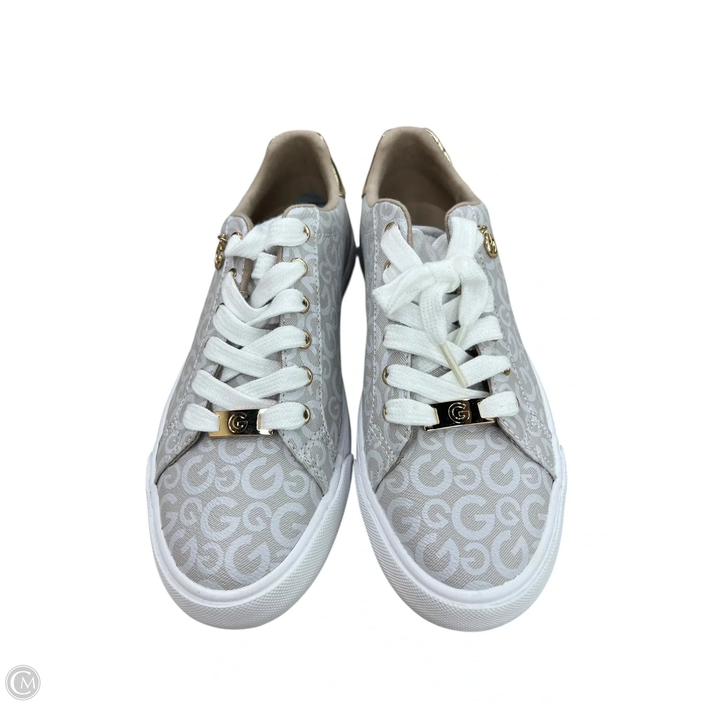 Shoes Sneakers By Guess In Beige, Size: 7