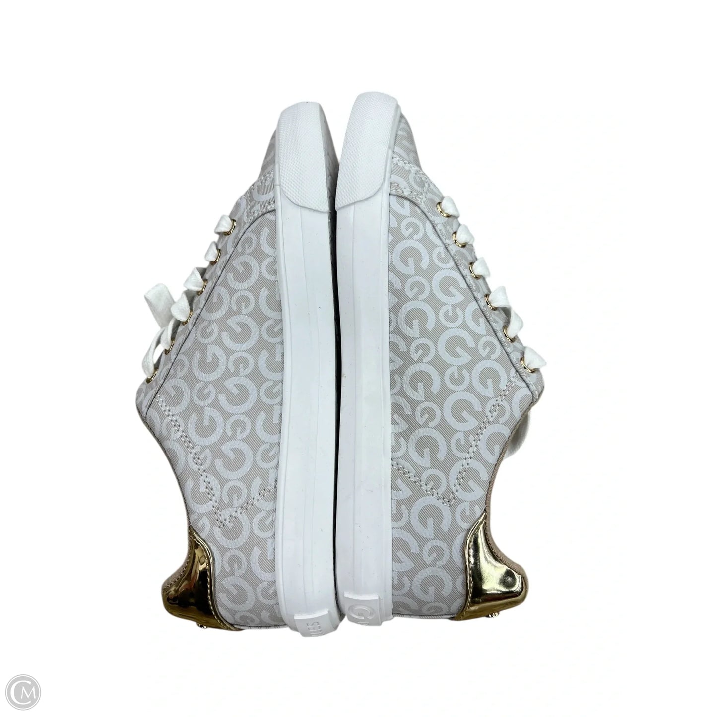 Shoes Sneakers By Guess In Beige, Size: 7