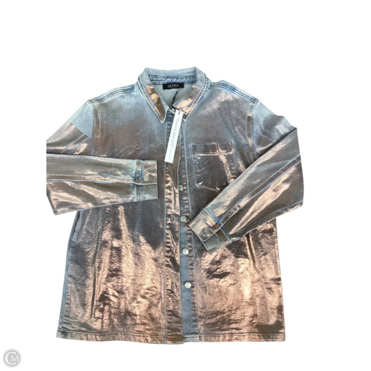 Jacket Denim By Akira In Blue Denim, Size: L
