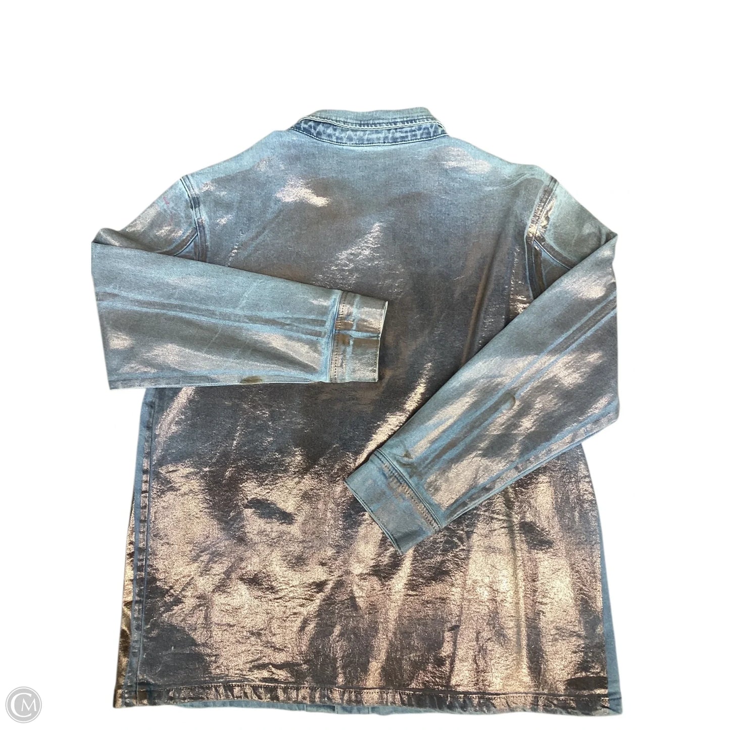 Jacket Denim By Akira In Blue Denim, Size: L