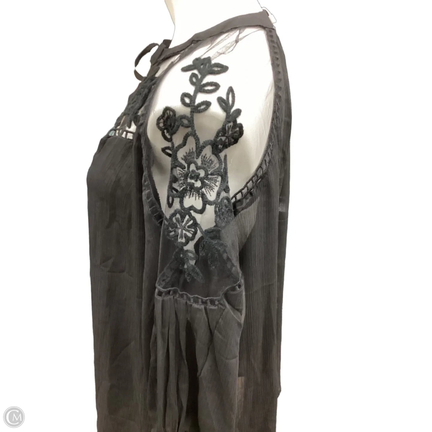 Blouse Long Sleeve By Hayden Harnett In Black, Size: M