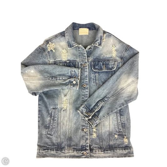 Jacket Denim By Judith March In Blue Denim, Size: S