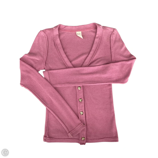Top Long Sleeve By We The Free In Purple, Size: S