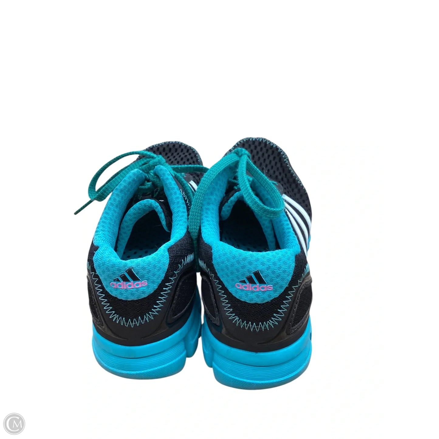 Shoes Athletic By Adidas In Black & Green, Size: 8