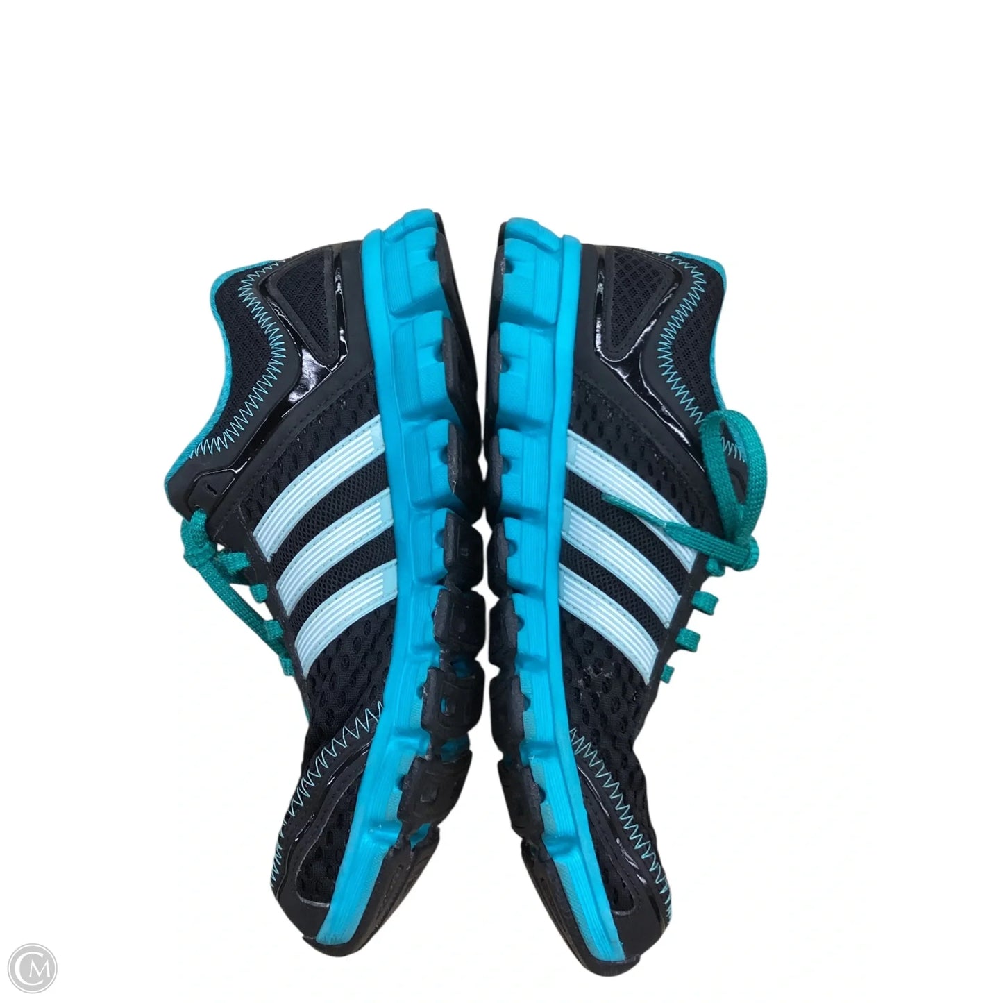 Shoes Athletic By Adidas In Black & Green, Size: 8