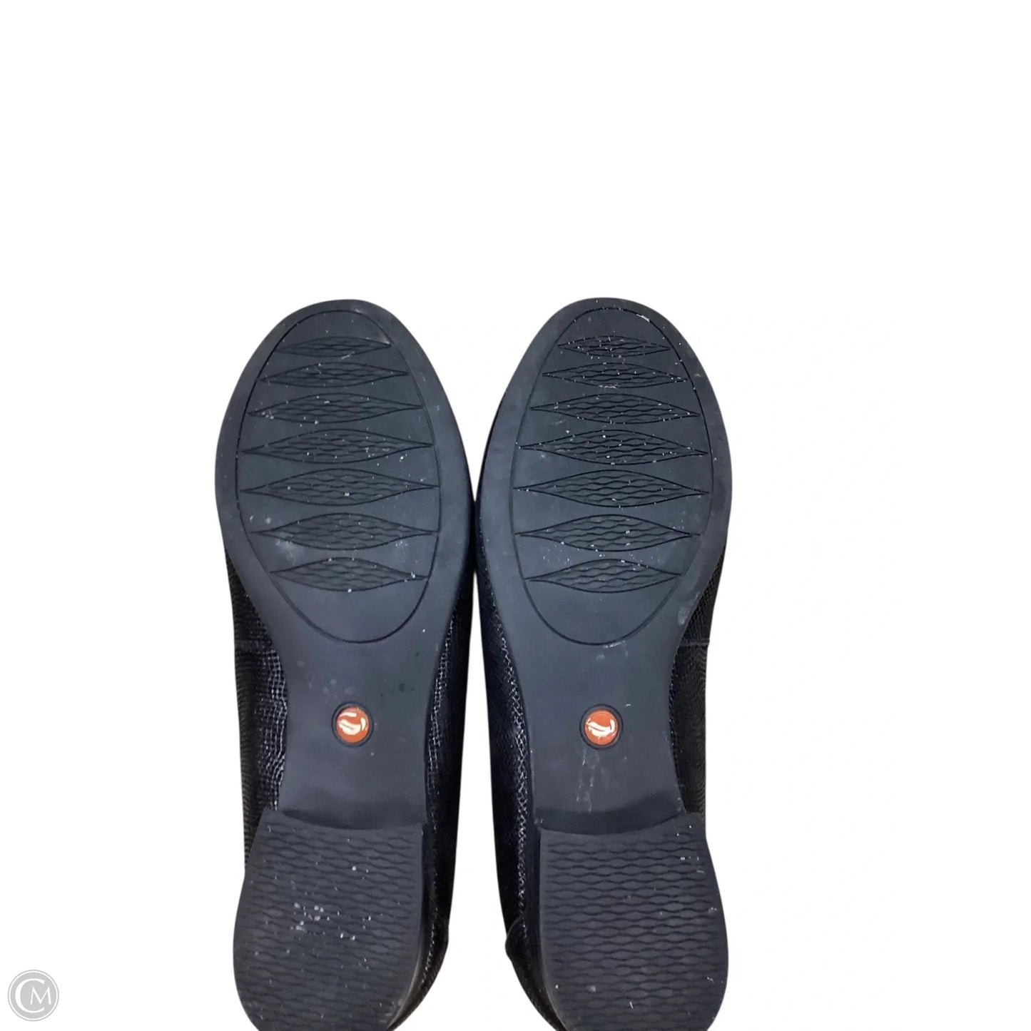 Shoes Flats By Clarks In Navy, Size: 6.5