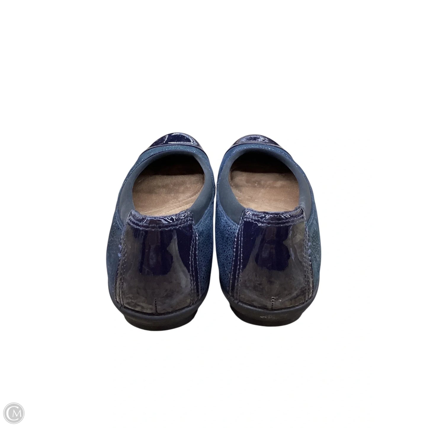 Shoes Flats By Clarks In Blue, Size: 6.5