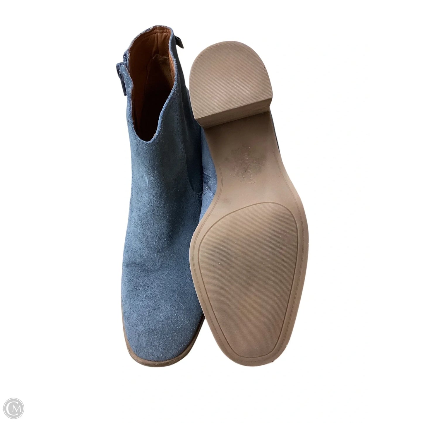 Boots Leather By Lucky Brand In Blue, Size: 9.5