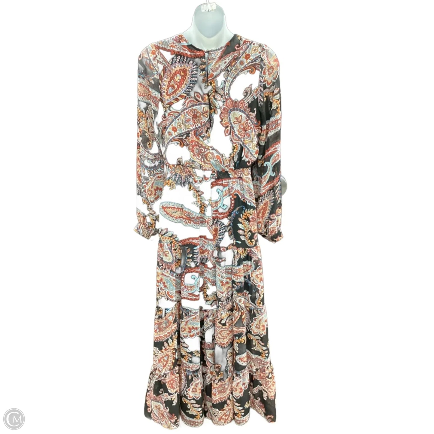 Dress Casual Maxi By Anthropologie In Paisley Print, Size: S
