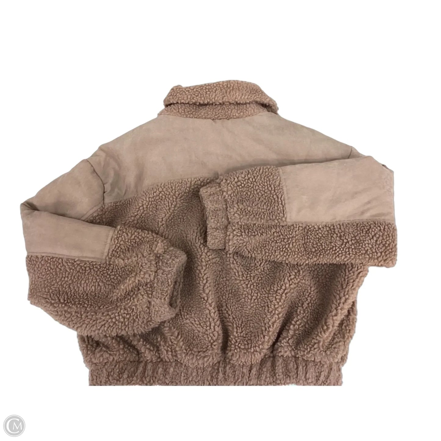 Jacket Fleece By Hyfve In Brown, Size: M