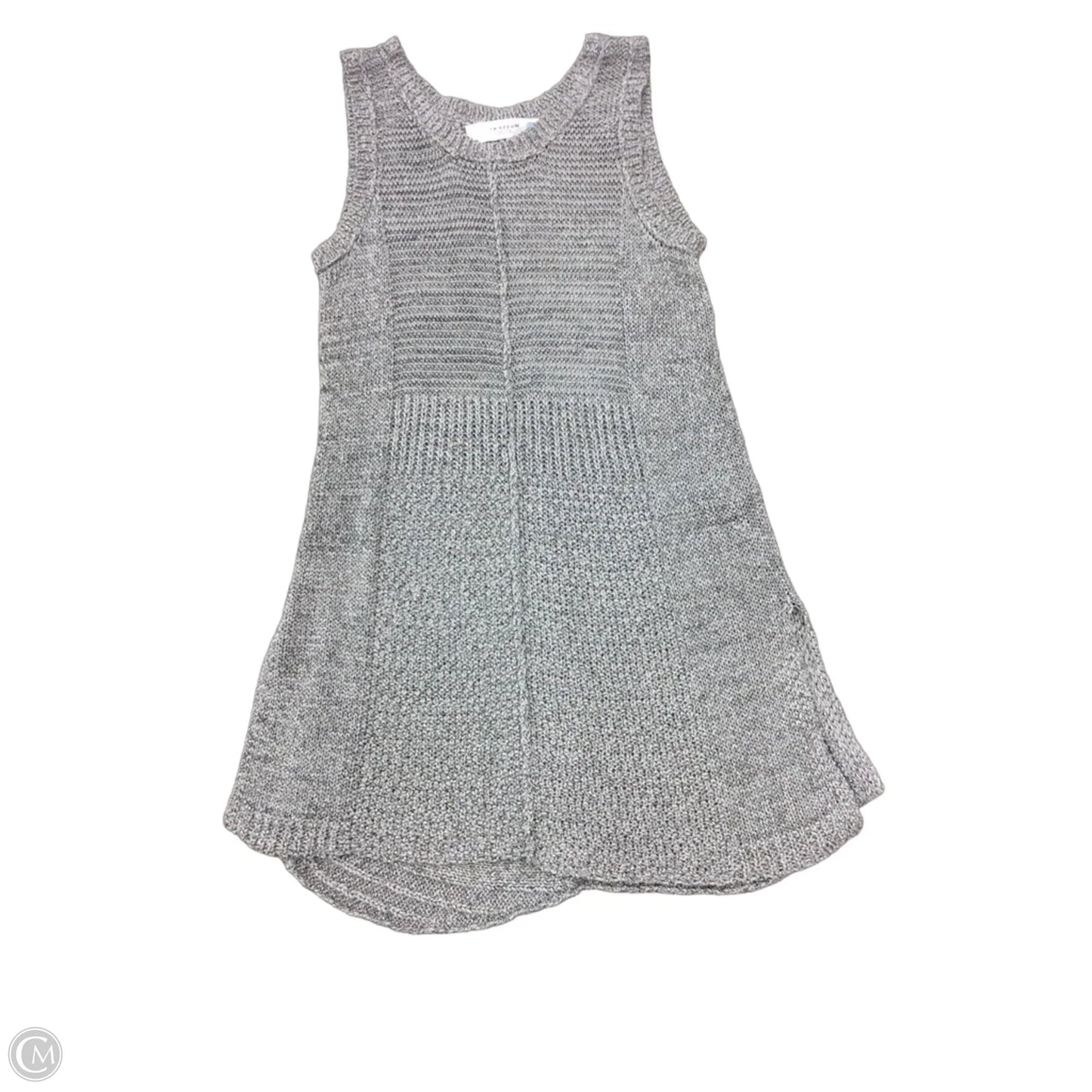 Vest Sweater By Sparrow In Grey, Size: S