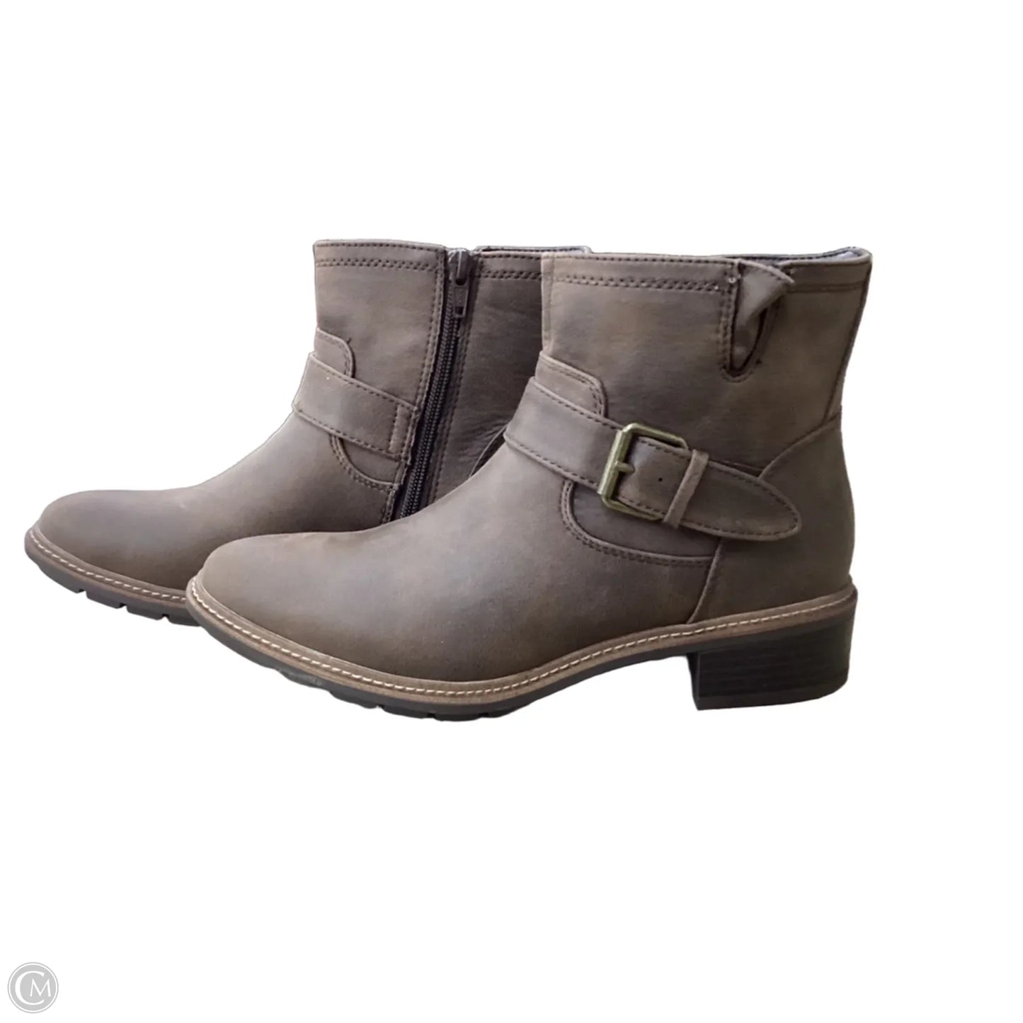 Boots Ankle Flats By Cliffs By White Mountain In Brown, Size: 8.5