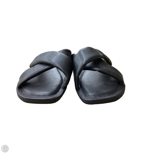 Sandals Flats By A New Day In Black, Size: 8