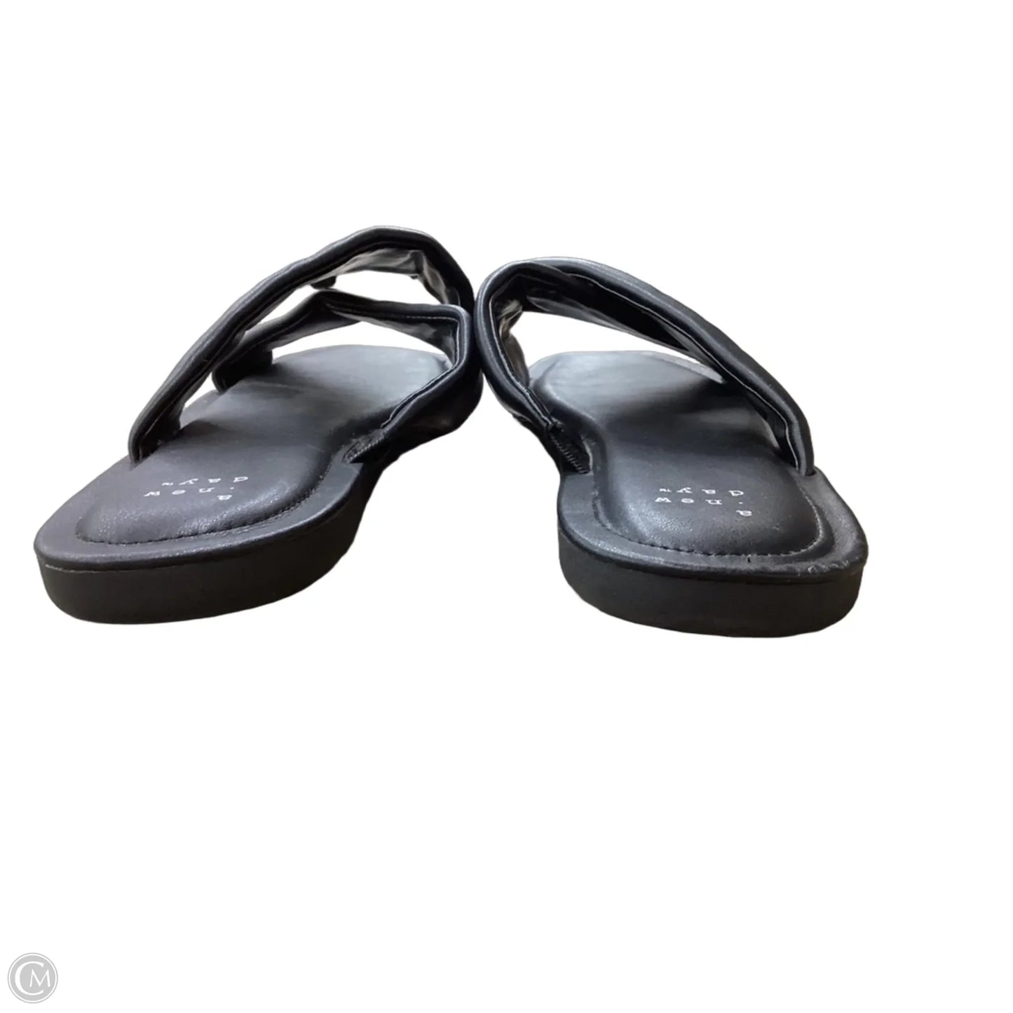 Sandals Flats By A New Day In Black, Size: 8