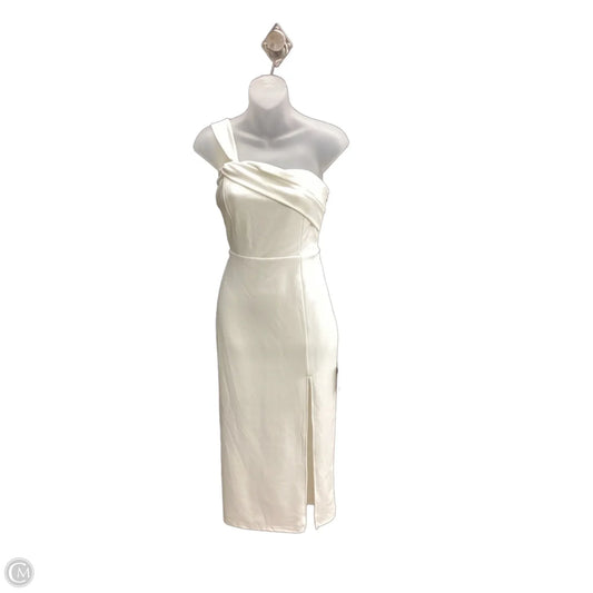 Dress Party Midi By Lulus In Ivory, Size: S