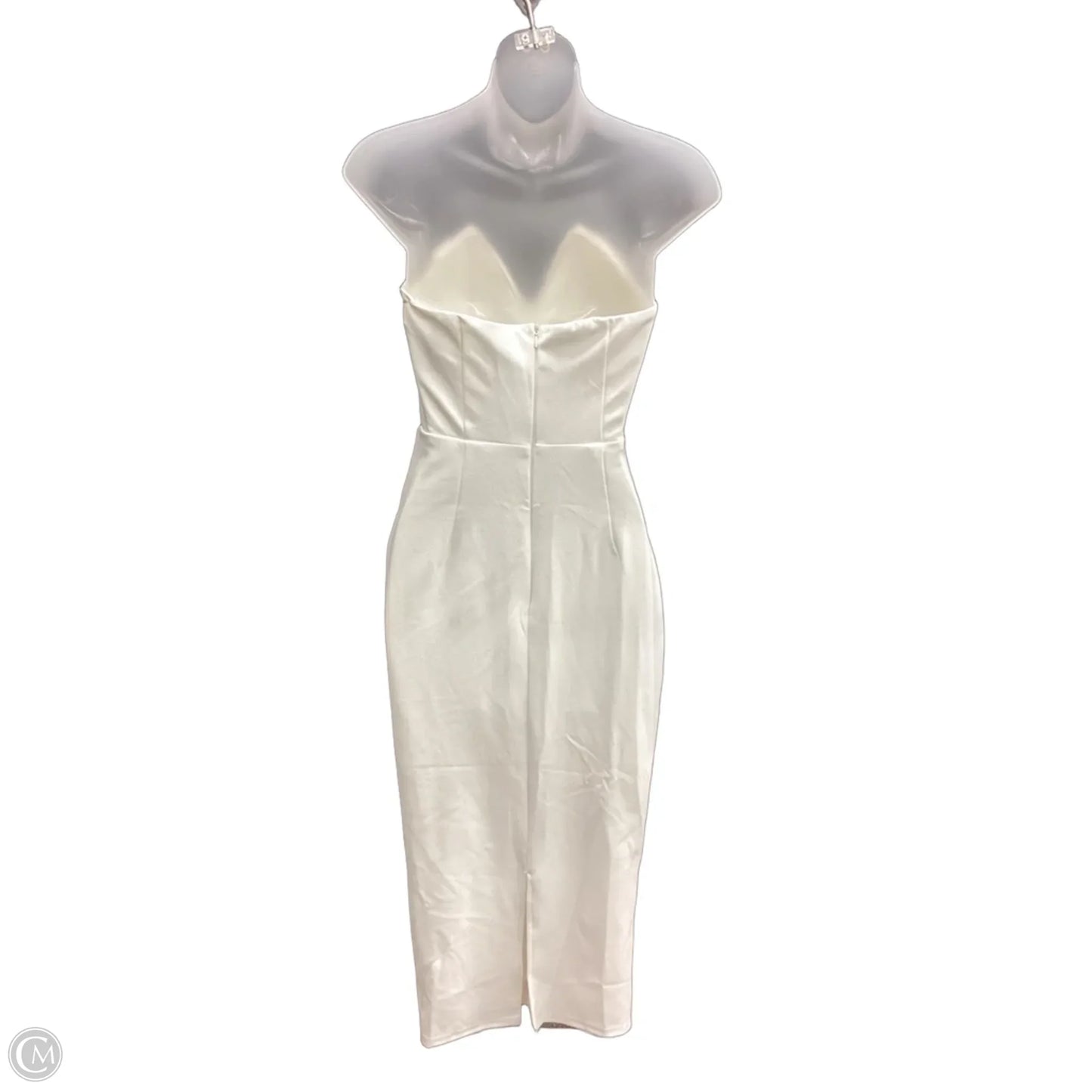 Dress Party Midi By Cmc In Ivory, Size: S