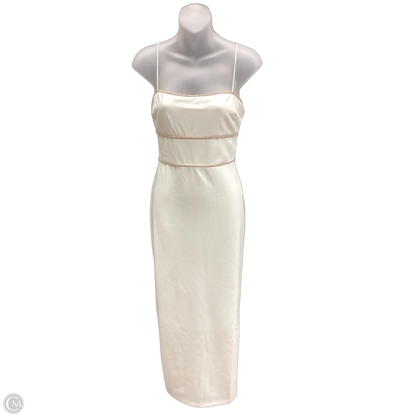 Dress Party Midi By Cmc In Ivory, Size: L