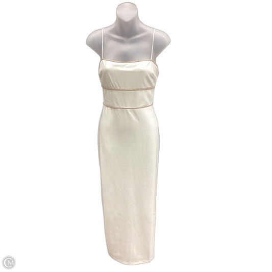 Dress Party Midi By Cmc In Ivory, Size: L