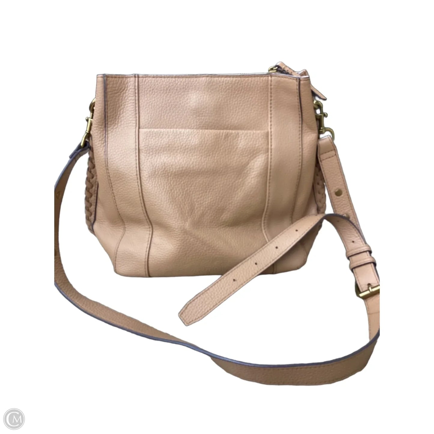 Crossbody Leather By Cmc, Size: Medium