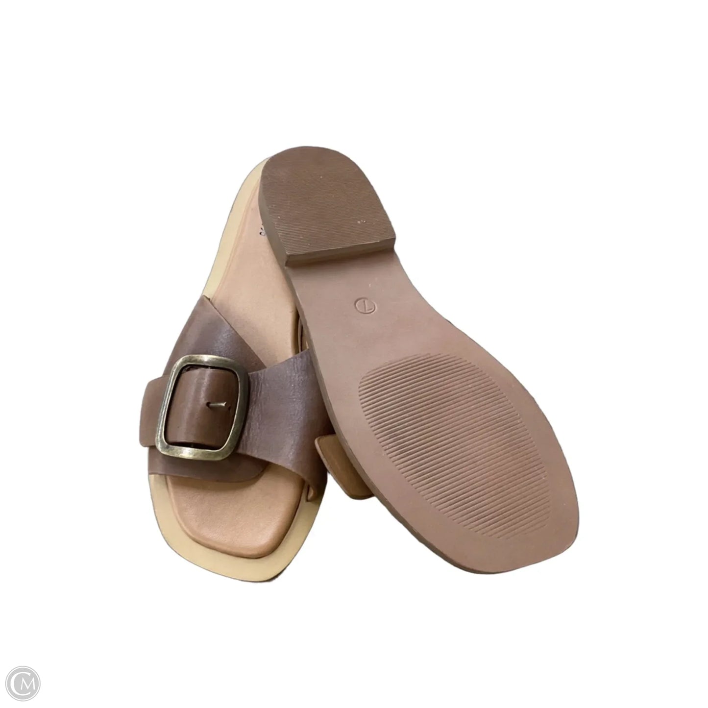 Sandals Flats By Diba In Brown, Size: 7