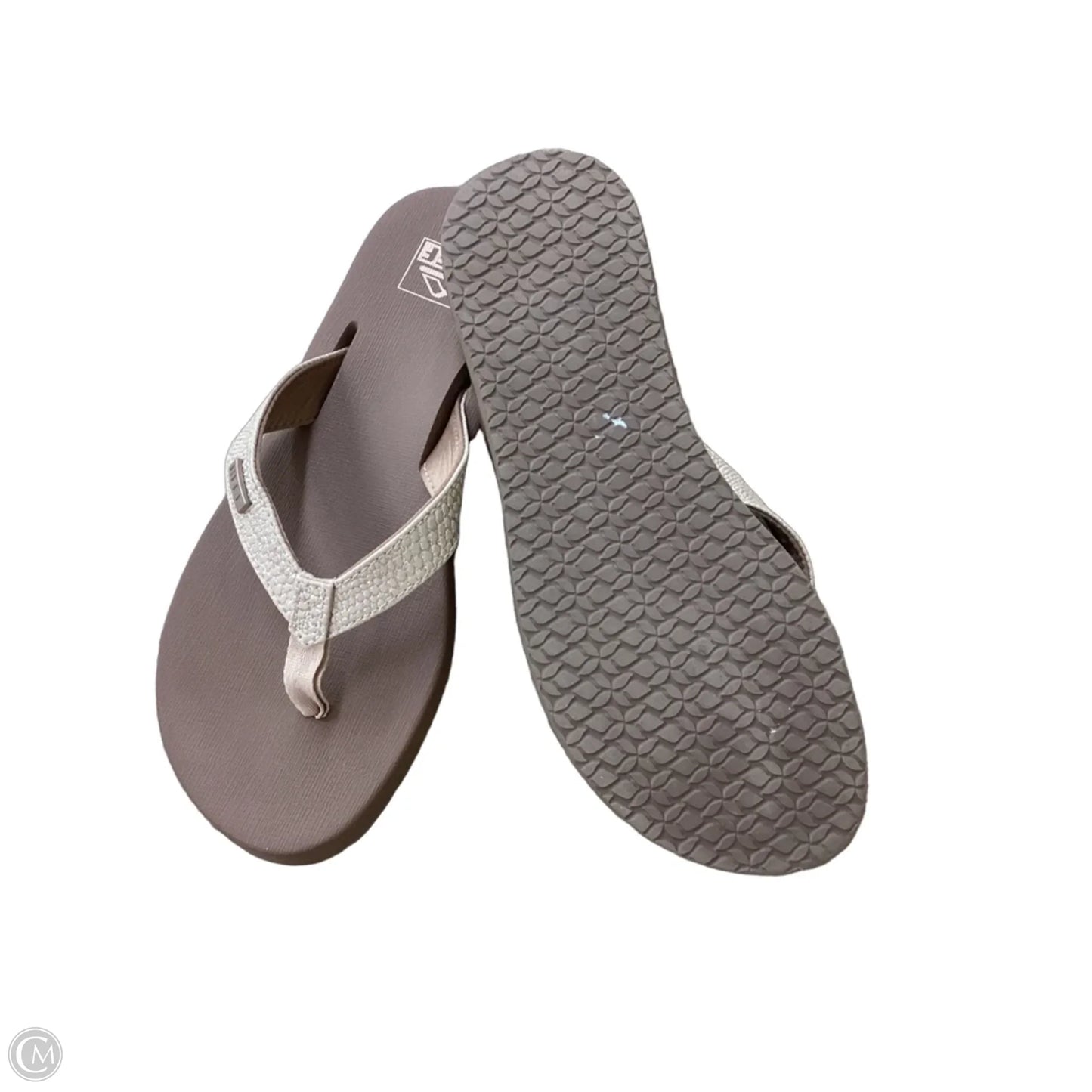 Sandals Flip Flops By Reef In Brown, Size: 8