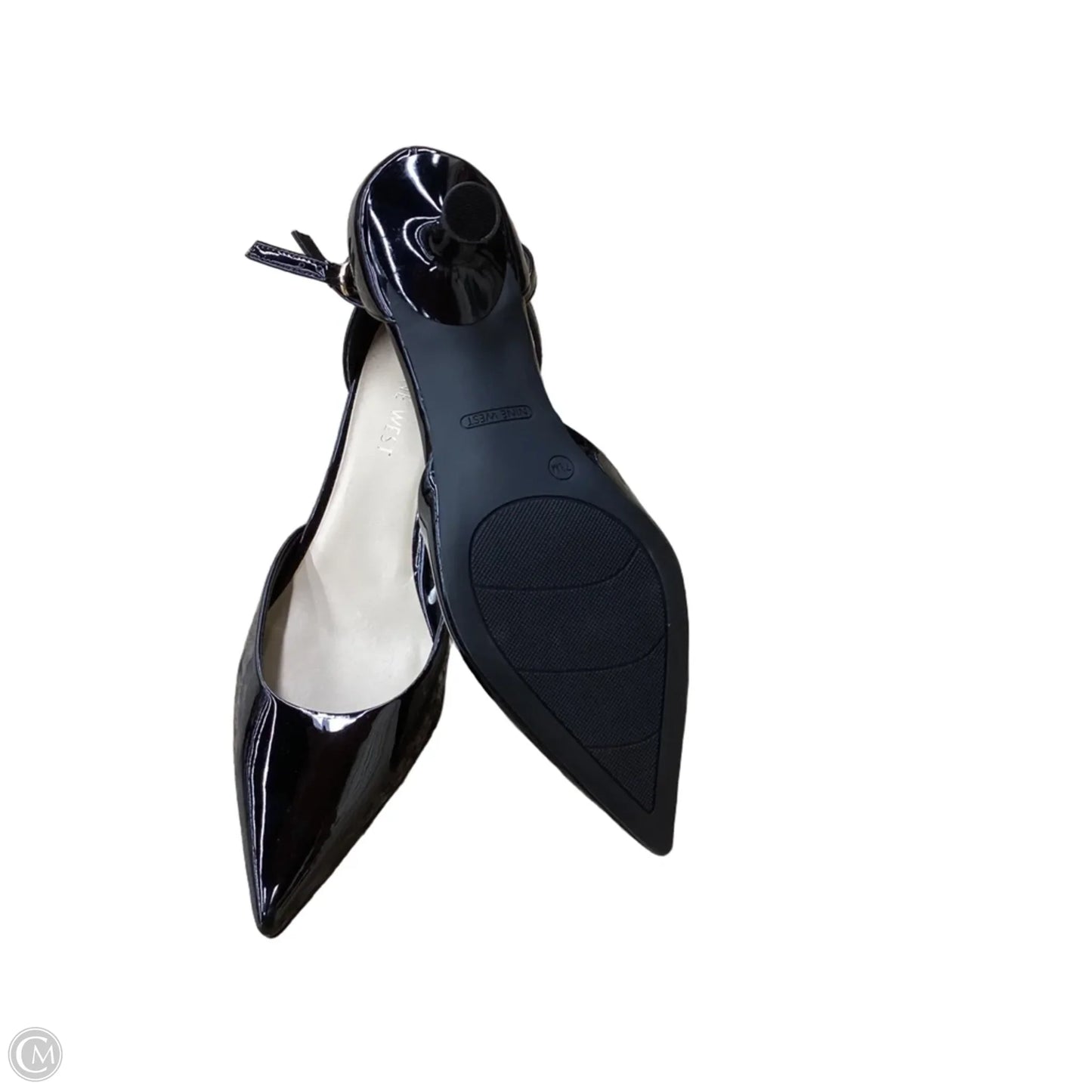 Shoes Heels Kitten By Nine West In Black, Size: 7.5