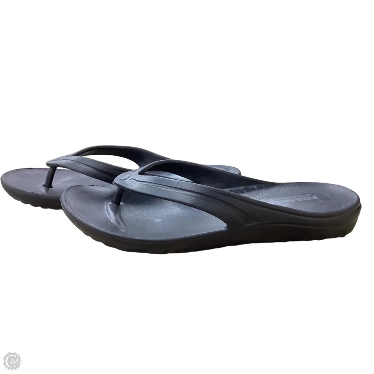 Sandals Flip Flops By Skechers In Black, Size: 7.5