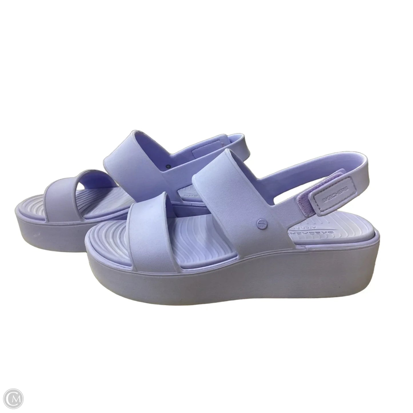 Sandals Heels Platform By Skechers In Purple, Size: 7