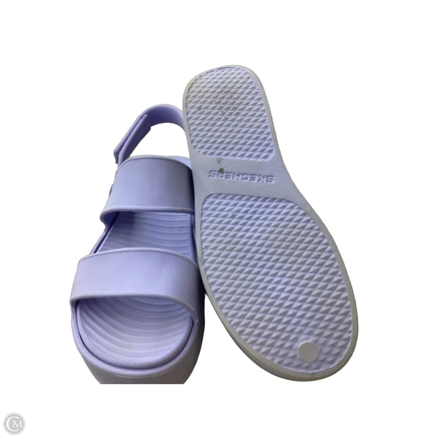 Sandals Heels Platform By Skechers In Purple, Size: 7