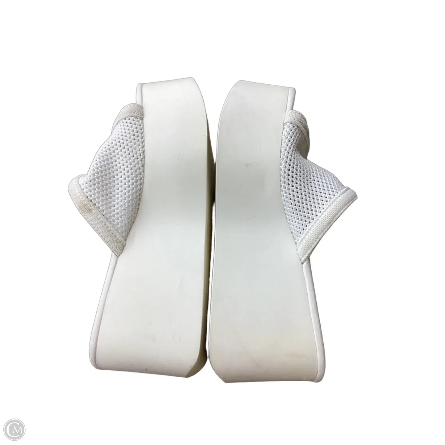 Sandals Heels Platform By Madden Girl In White, Size: 7