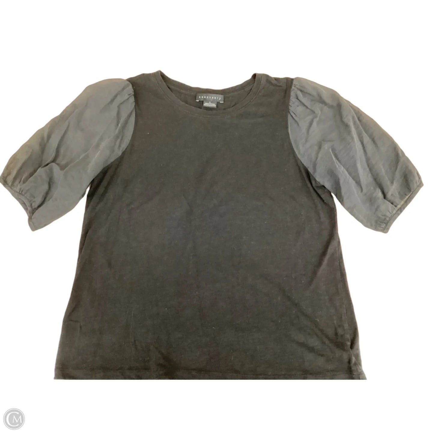 Top Short Sleeve By Sanctuary In Black, Size: L