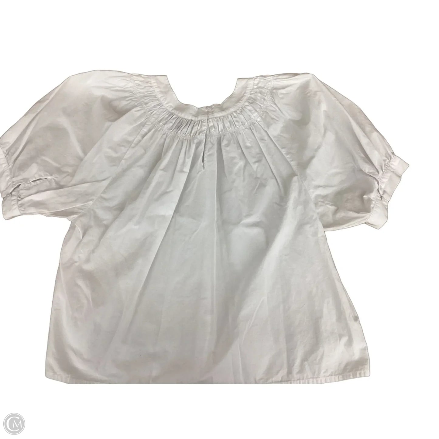 Top Short Sleeve By J. Crew In White, Size: L