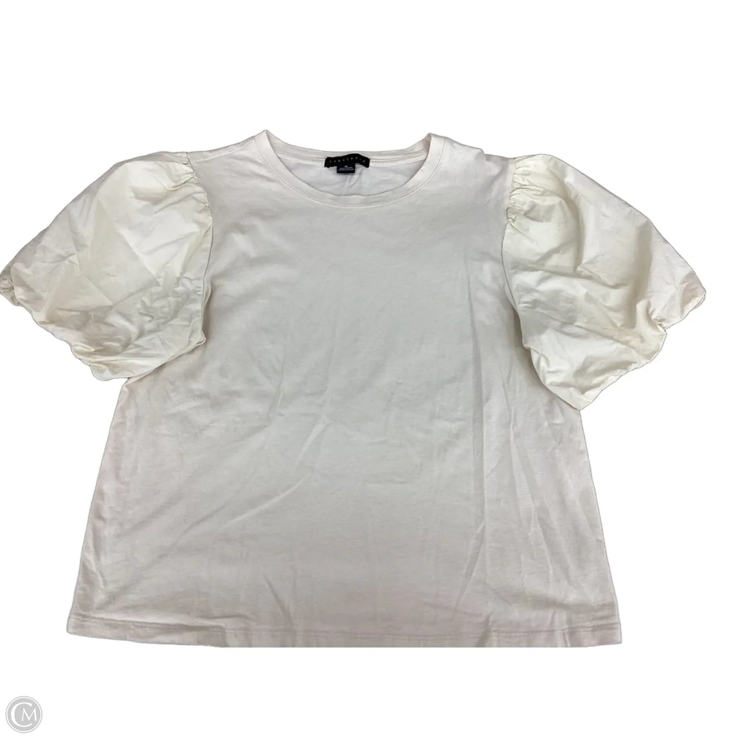 Top Short Sleeve By Sanctuary In Yellow, Size: Xl