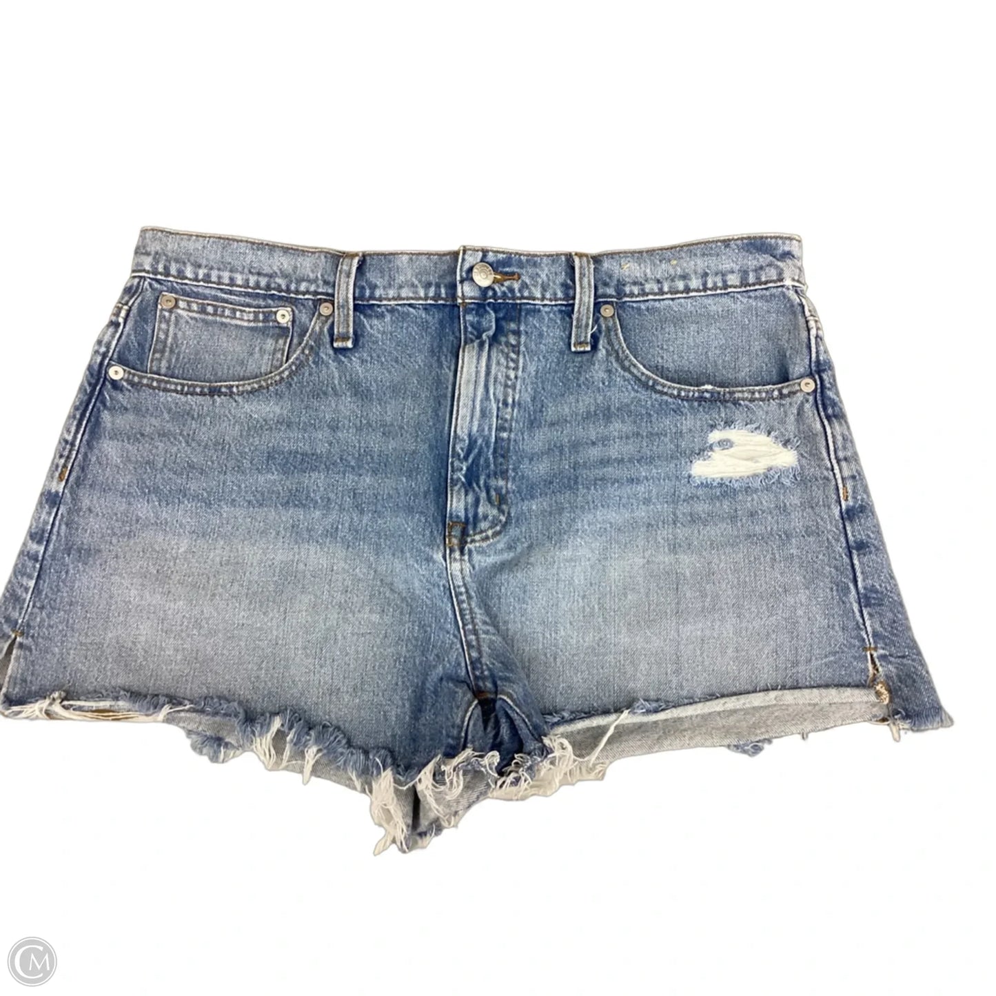 Shorts By Madewell In Blue Denim, Size: 12