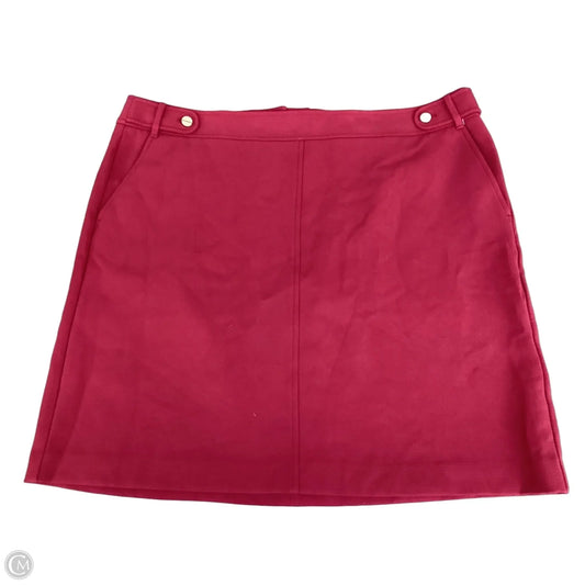 Skirt Mini & Short By Loft In Red, Size: 20