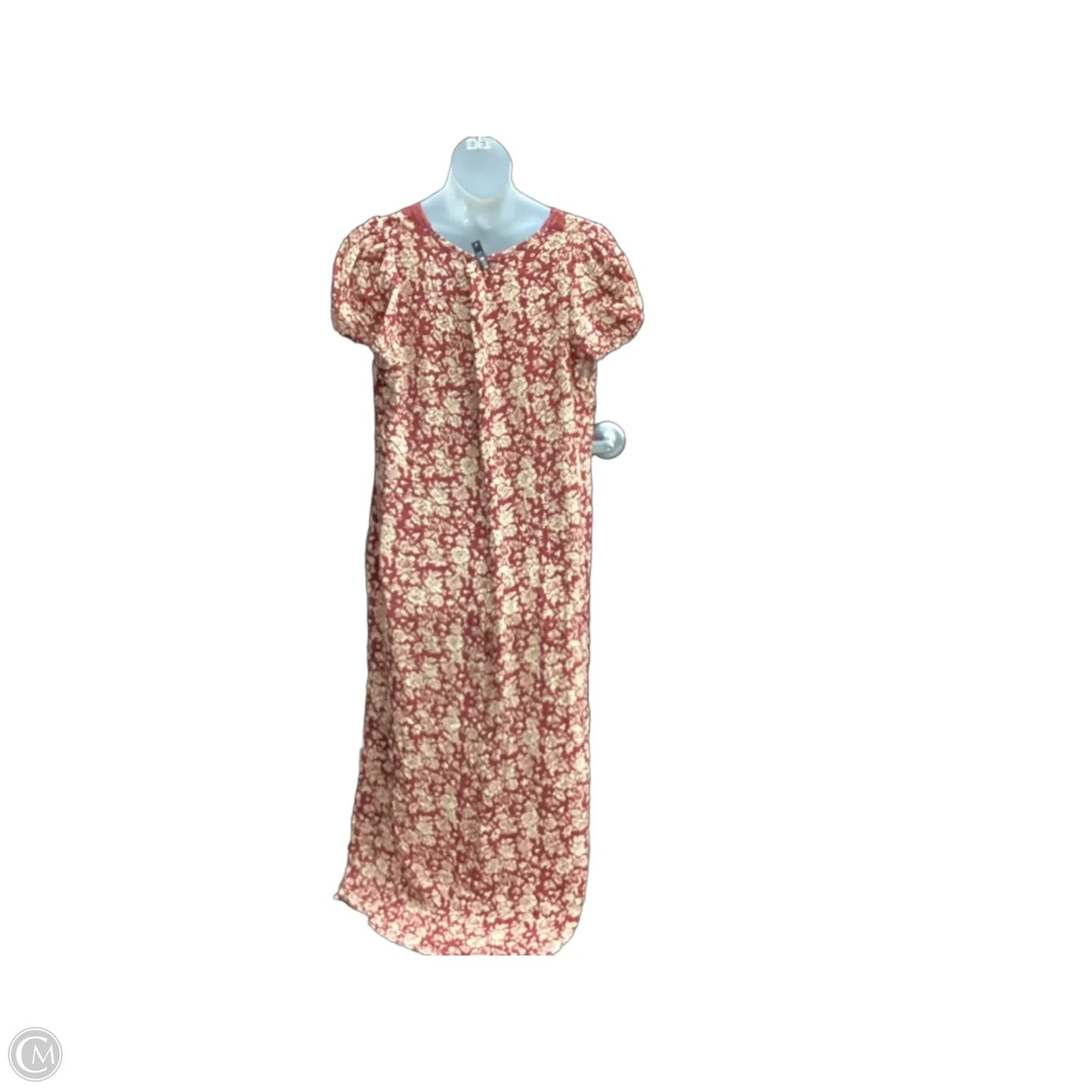 Dress Casual Midi By Cider In Maroon, Size: 4x