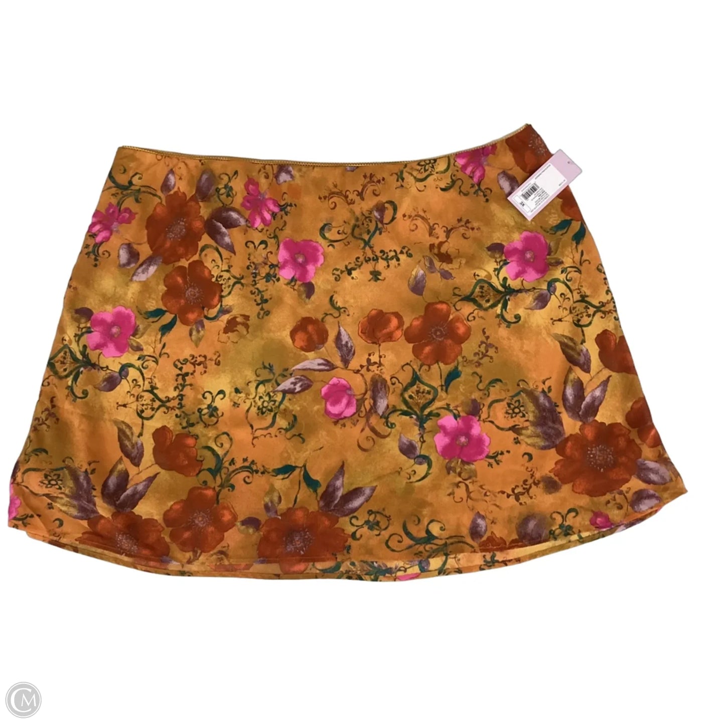 Skirt Mini & Short By Wild Fable In Floral Print, Size: 3x