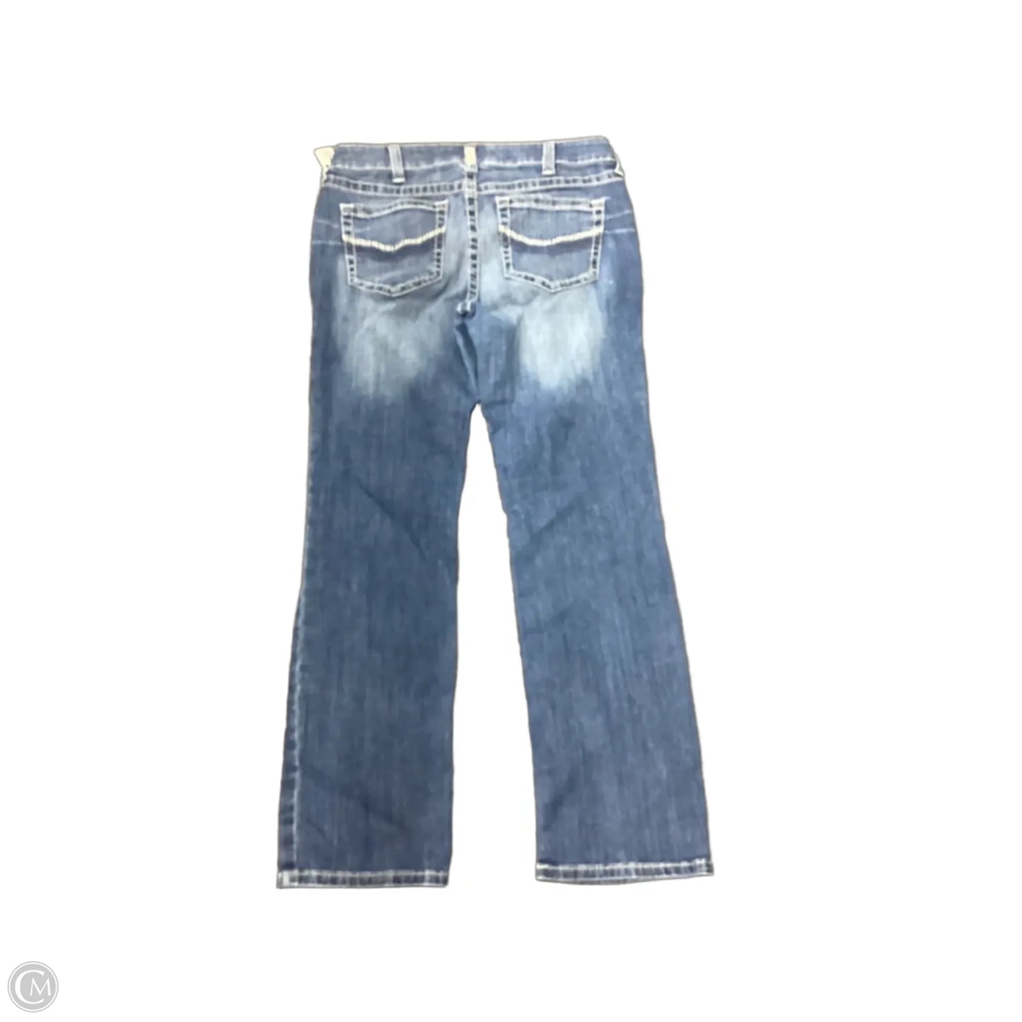 Jeans Straight By Ariat In Blue Denim, Size: 10p
