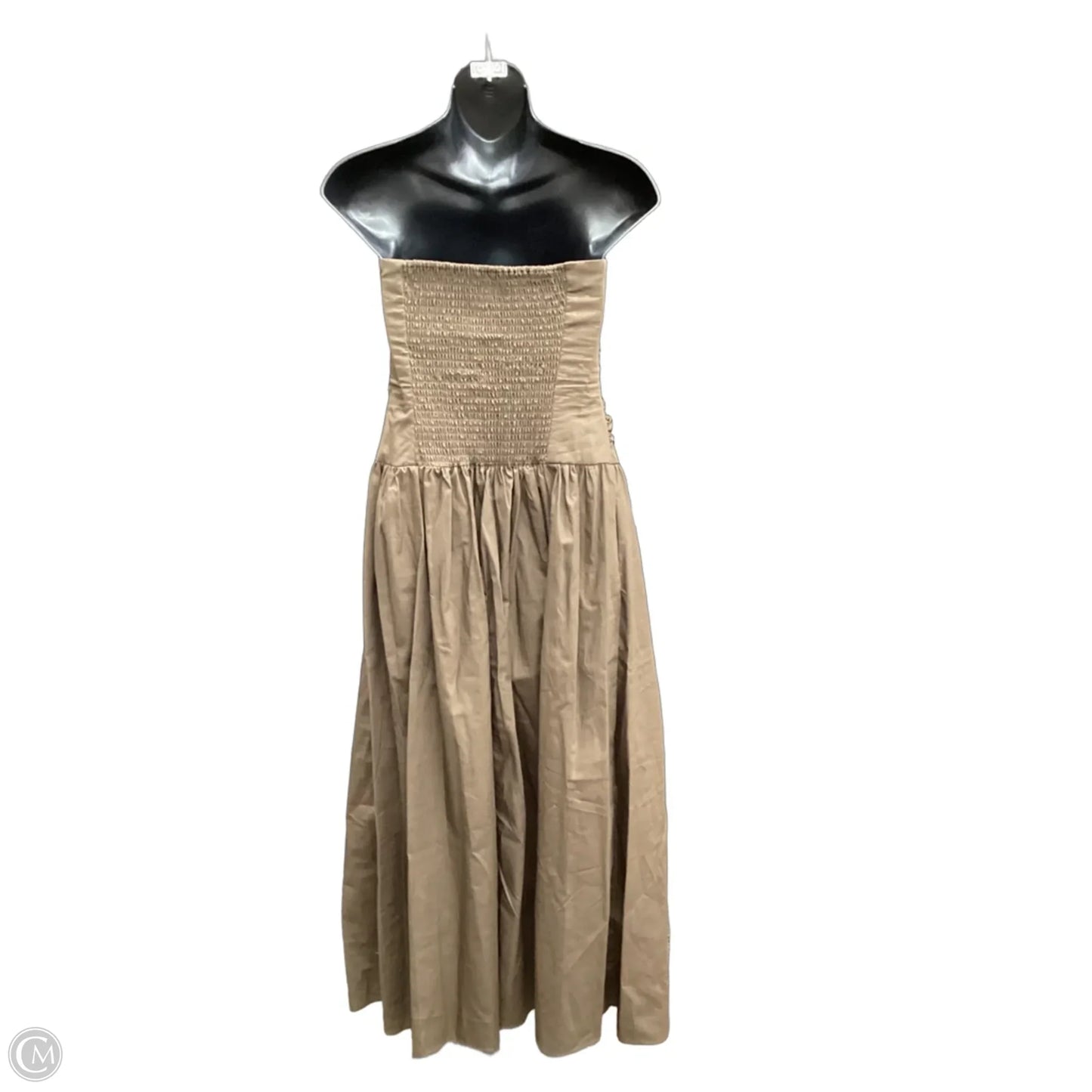 Dress Casual Maxi By Cmc In Brown, Size: M