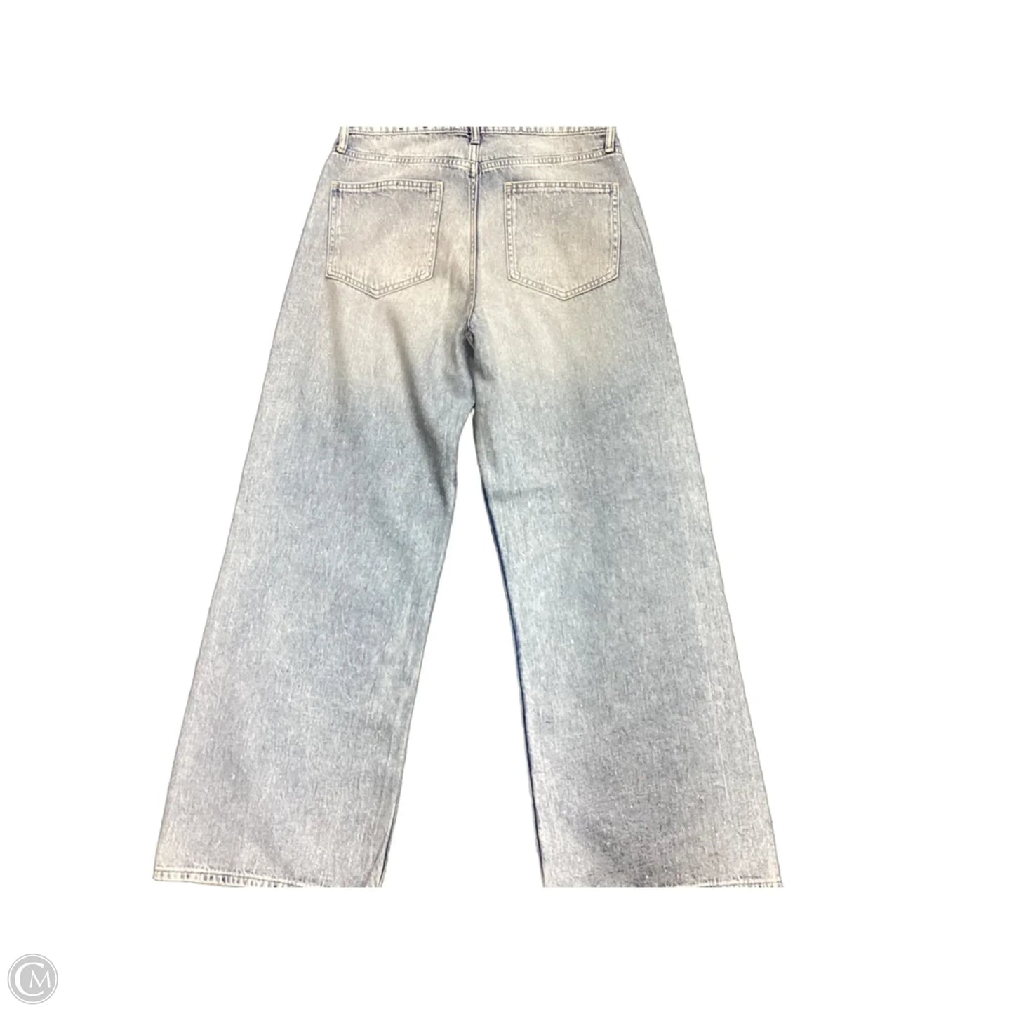 Jeans Wide Leg By Gap In Blue Denim, Size: 6