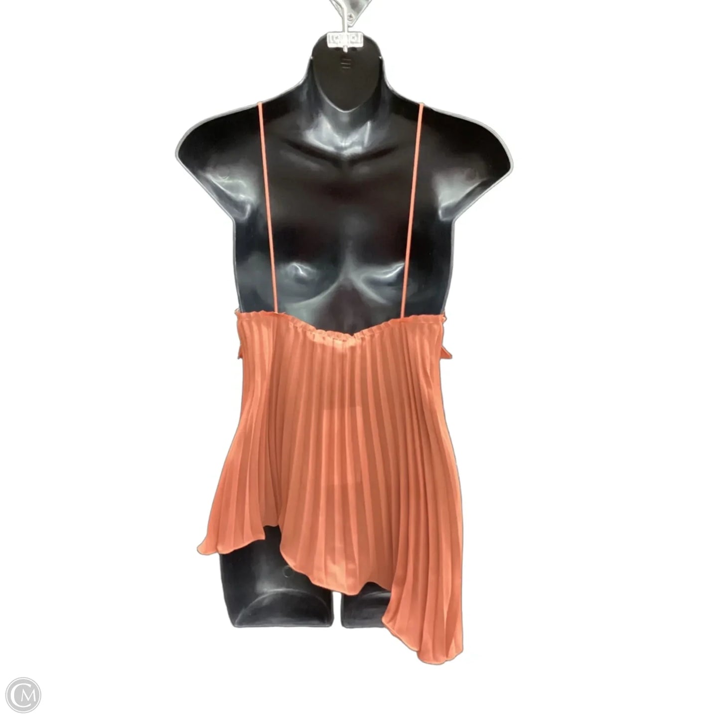 Blouse Sleeveless By Zara In Orange, Size: S